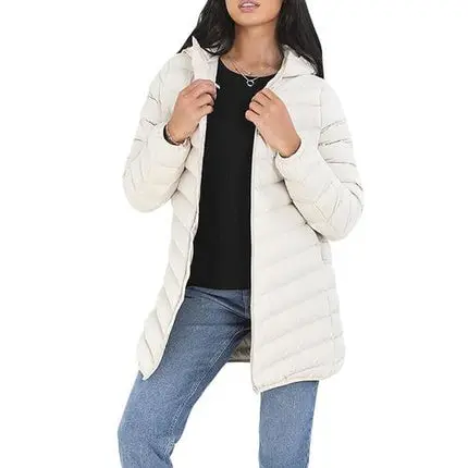 Ladies Brave Soul Grantlong Padded Long Coat by All Mart Bristol Ltd