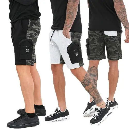Mens Brave Soul MEIR Camo Shorts by All Mart Bristol Ltd