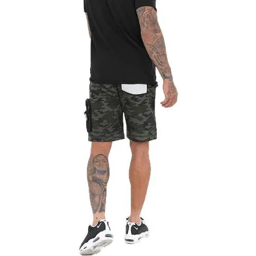 Mens Brave Soul MEIR Camo Shorts by All Mart Bristol Ltd