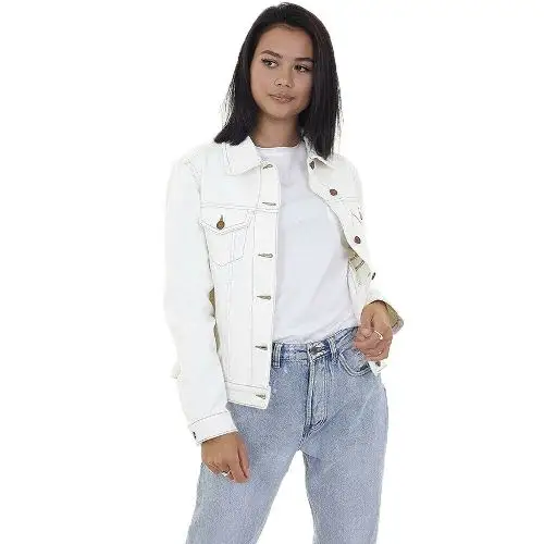 Ladies Brave Soul Blooms Denim Jacket by All Mart Bristol Ltd