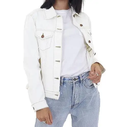 Ladies Brave Soul Blooms Denim Jacket by All Mart Bristol Ltd