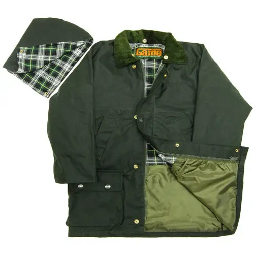 Game Childrens Quilted Wax Jacket by All Mart Bristol Ltd