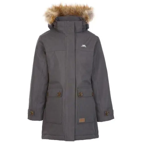 Kids Trespass Rhoda Fishtail Padded Jacket by All Mart Bristol Ltd