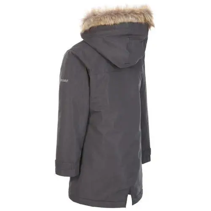 Kids Trespass Rhoda Fishtail Padded Jacket by All Mart Bristol Ltd