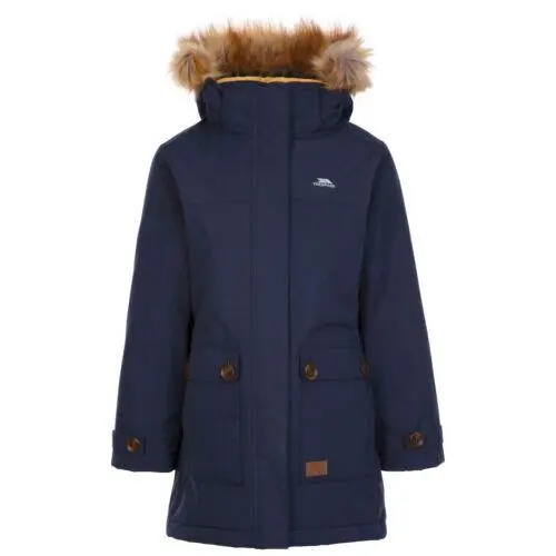Kids Trespass Rhoda Fishtail Padded Jacket by All Mart Bristol Ltd