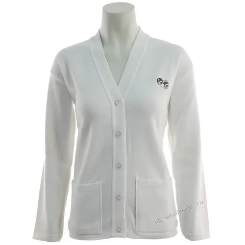 Ladies Bowls Logo Cardigan by All Mart Bristol Ltd
