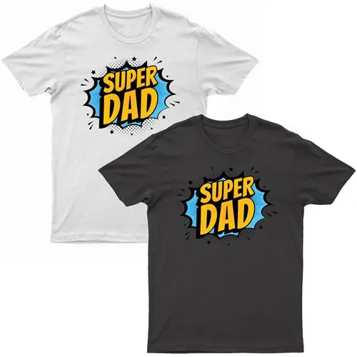 Father's Day - Super Dad T-Shirt by All Mart Bristol Ltd