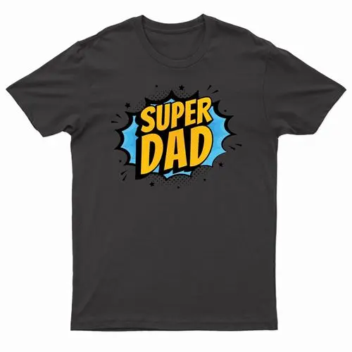 Father's Day - Super Dad T-Shirt by All Mart Bristol Ltd