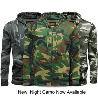 Game Camouflage Zip Hoodie by All Mart Bristol Ltd