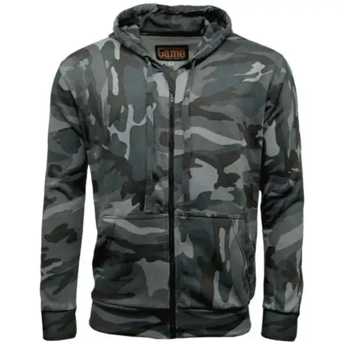 Game Camouflage Zip Hoodie by All Mart Bristol Ltd