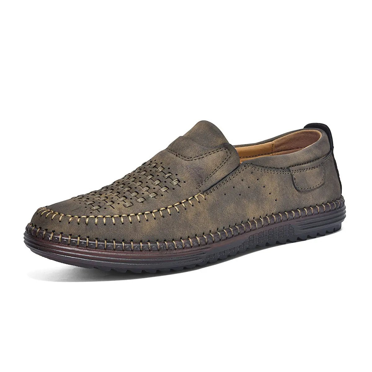 Perforated Breathable Casual Shoes Lightweight For Outdoor Use by Dropshipman