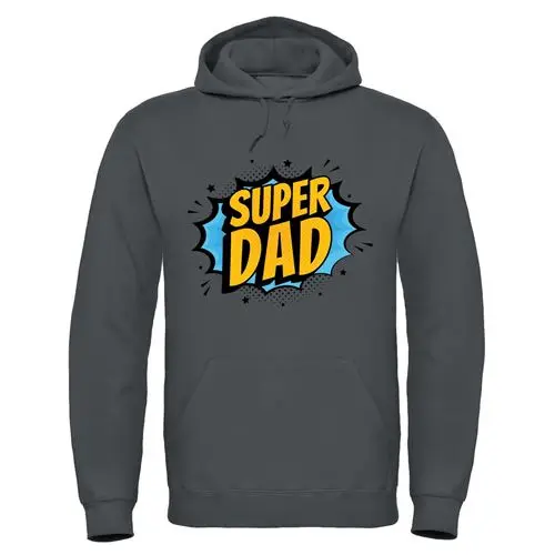 Father's Day - Super Dad Hoodie by All Mart Bristol Ltd