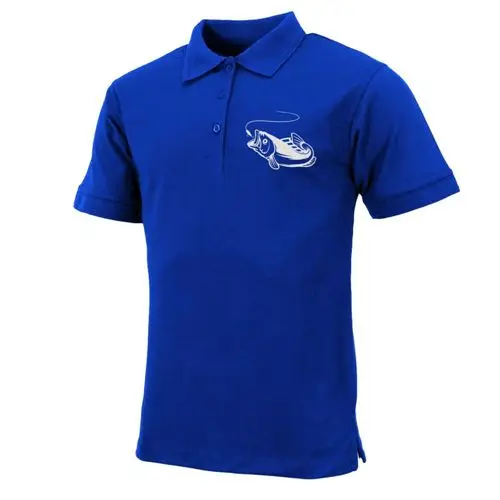 Mens Fish Logo Polo by All Mart Bristol Ltd