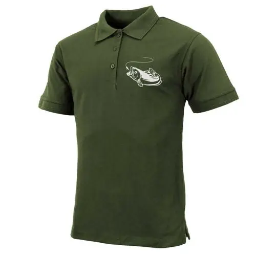 Mens Fish Logo Polo by All Mart Bristol Ltd