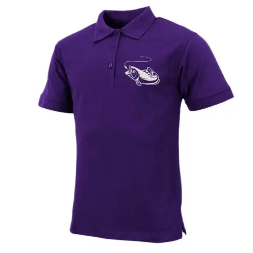 Mens Fish Logo Polo by All Mart Bristol Ltd