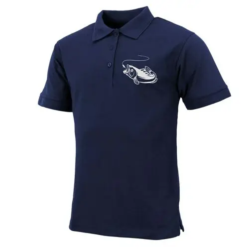 Mens Fish Logo Polo by All Mart Bristol Ltd
