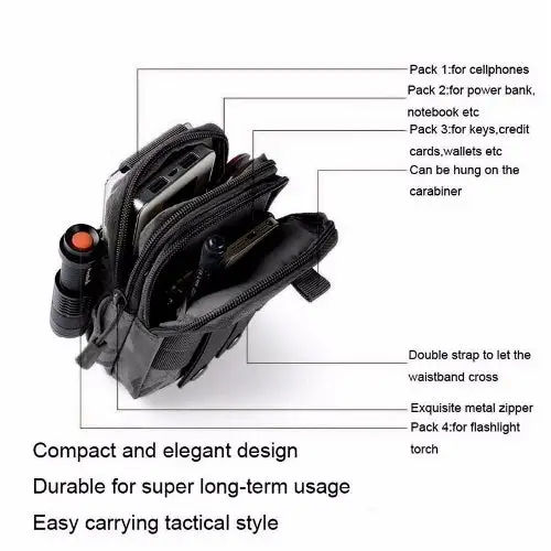 Mob 1 - Molle Tactical Pouch by All Mart Bristol Ltd