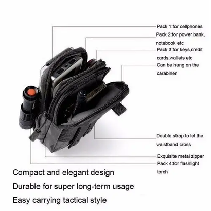 Mob 1 - Molle Tactical Pouch by All Mart Bristol Ltd
