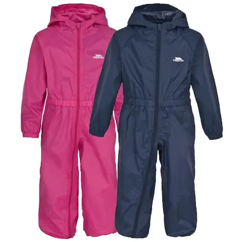 Kids Trespass Button Waterproof All-In-One Suit by All Mart Bristol Ltd