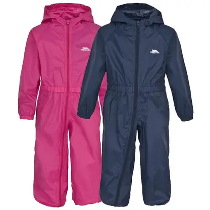 Kids Trespass Button Waterproof All-In-One Suit by All Mart Bristol Ltd