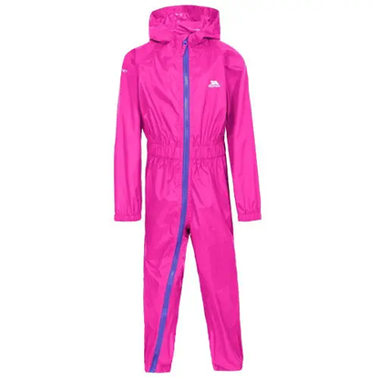 Kids Trespass Button Waterproof All-In-One Suit by All Mart Bristol Ltd