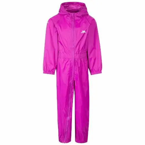 Kids Trespass Button Waterproof All-In-One Suit by All Mart Bristol Ltd