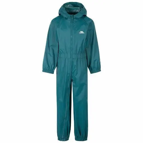 Kids Trespass Button Waterproof All-In-One Suit by All Mart Bristol Ltd
