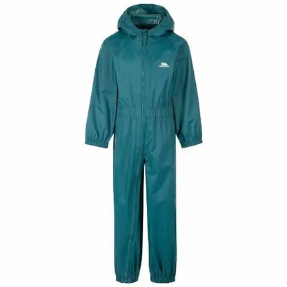 Kids Trespass Button Waterproof All-In-One Suit by All Mart Bristol Ltd