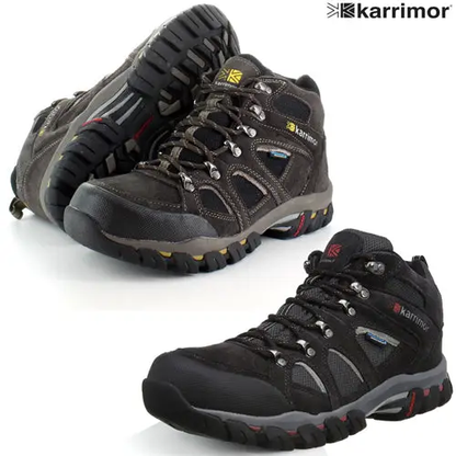 Mens Karrimor Bodmin IV Weathertite Mid Rise Waterproof Hiking Shoes by All Mart Bristol Ltd