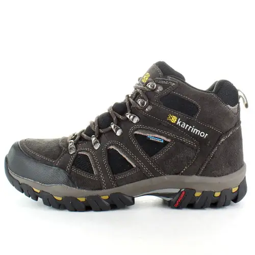 Mens Karrimor Bodmin IV Weathertite Mid Rise Waterproof Hiking Shoes by All Mart Bristol Ltd