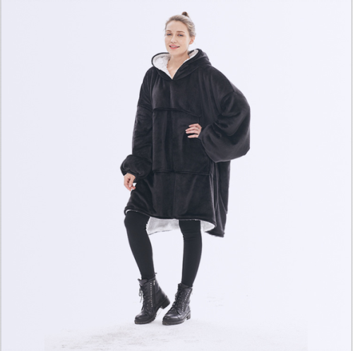 Unisex Sherpa LIned Blanket Hoodie by All Mart Bristol Ltd