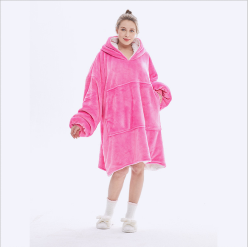 Unisex Sherpa LIned Blanket Hoodie by All Mart Bristol Ltd