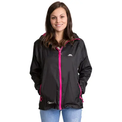 Trespass Qikpac Ladies Waterproof Hooded Jacket - Clearance by All Mart Bristol Ltd