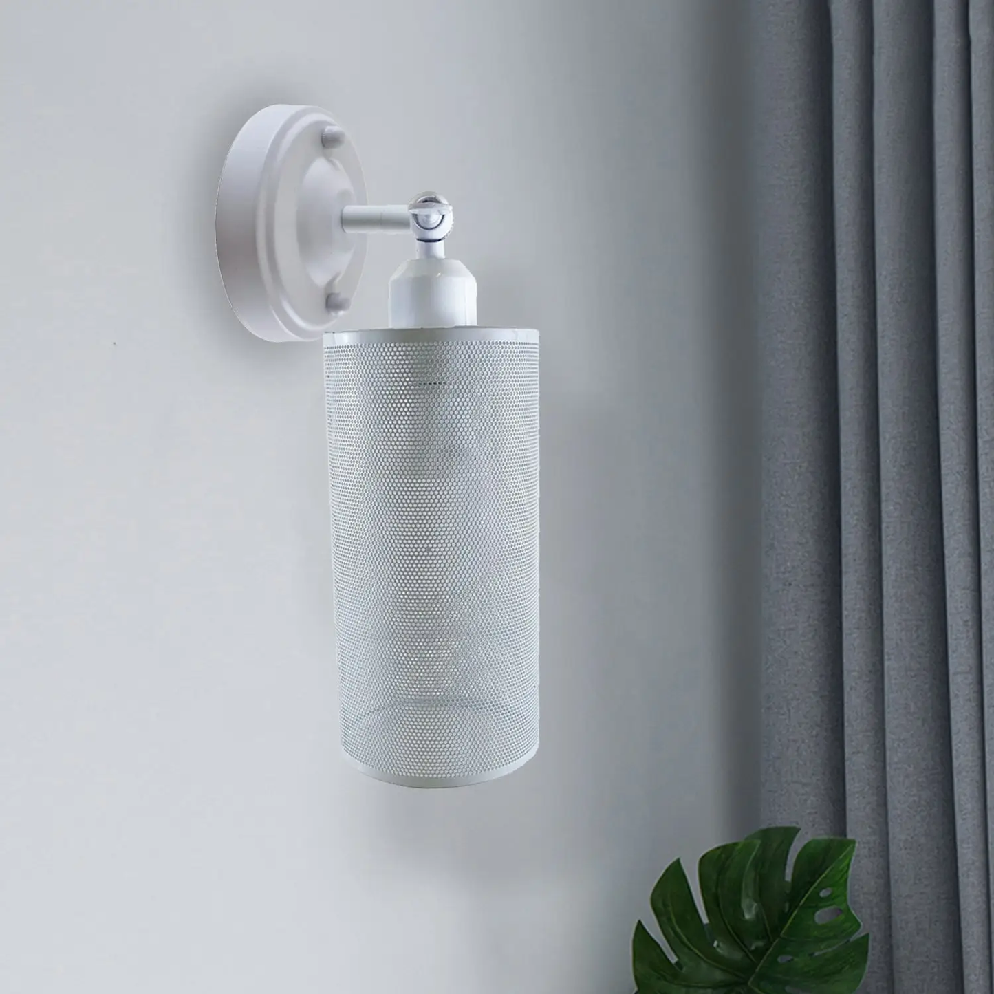 White Vintage Retro Wall Sconce Adjustable E27 Indoor Wall Light ~1231 by All Mart Bristol Ltd