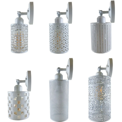 White Vintage Retro Wall Sconce Adjustable E27 Indoor Wall Light ~1231 by All Mart Bristol Ltd