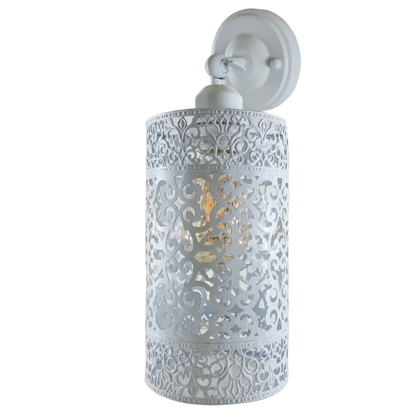 White Vintage Retro Wall Sconce Adjustable E27 Indoor Wall Light ~1231 by All Mart Bristol Ltd