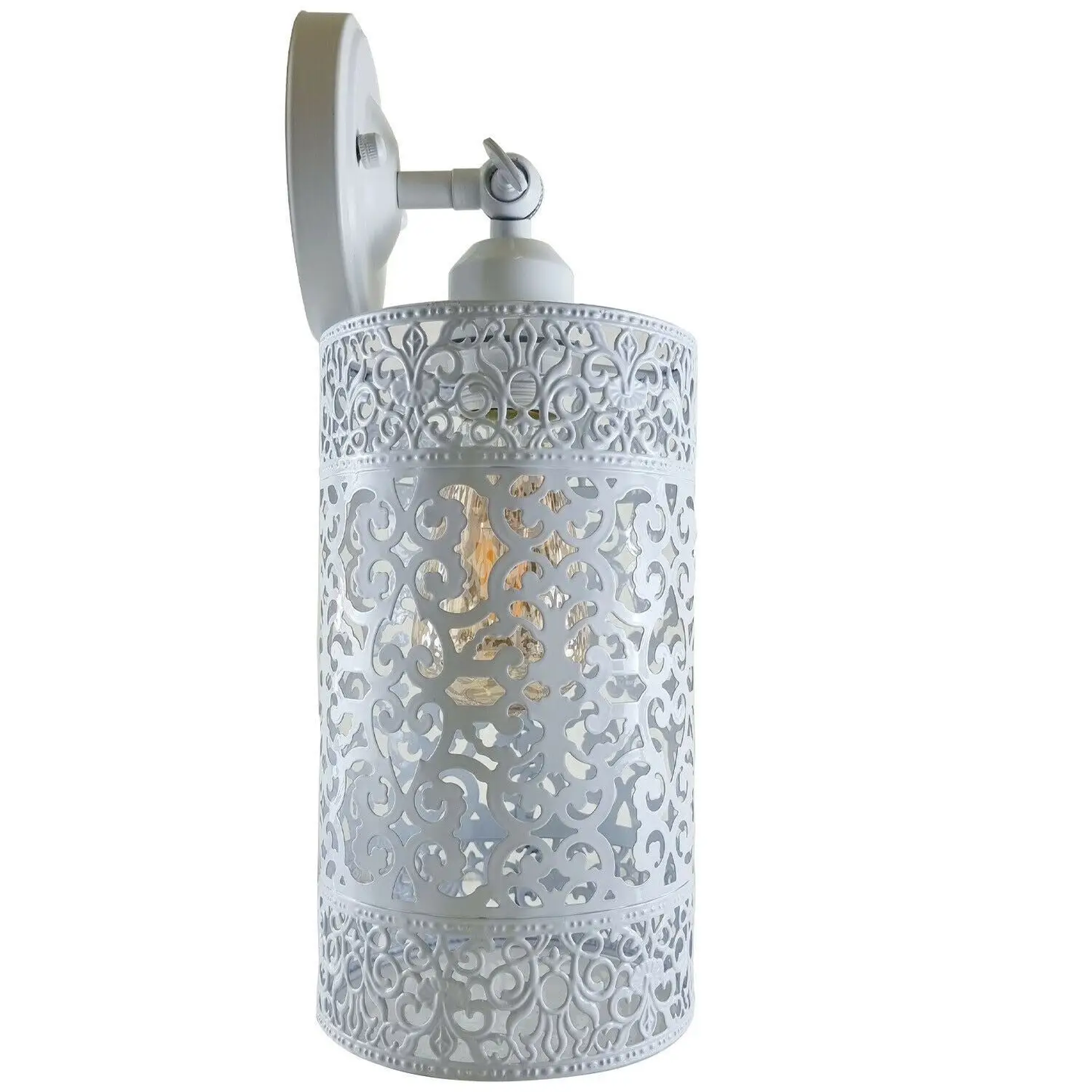 White Vintage Retro Wall Sconce Adjustable E27 Indoor Wall Light ~1231 by All Mart Bristol Ltd