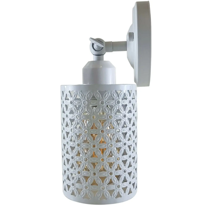 White Vintage Retro Wall Sconce Adjustable E27 Indoor Wall Light ~1231 by All Mart Bristol Ltd