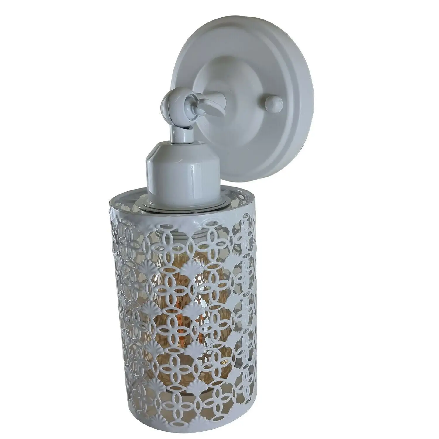 White Vintage Retro Wall Sconce Adjustable E27 Indoor Wall Light ~1231 by All Mart Bristol Ltd