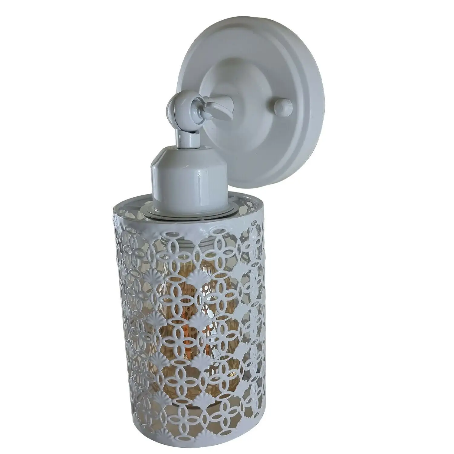 White Vintage Retro Wall Sconce Adjustable E27 Indoor Wall Light ~1231 by All Mart Bristol Ltd