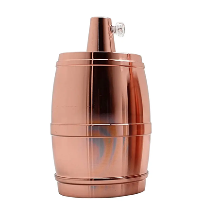 Vintage Barrel Metal Lamp Holder E27 Rose Gold Fitting ~2717 by All Mart Bristol Ltd