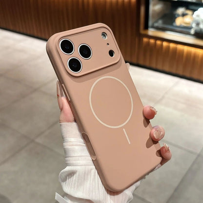 Applicable To 17 Fine Circle Magnetic Phone Case Liquid Silicone by Dropshipman