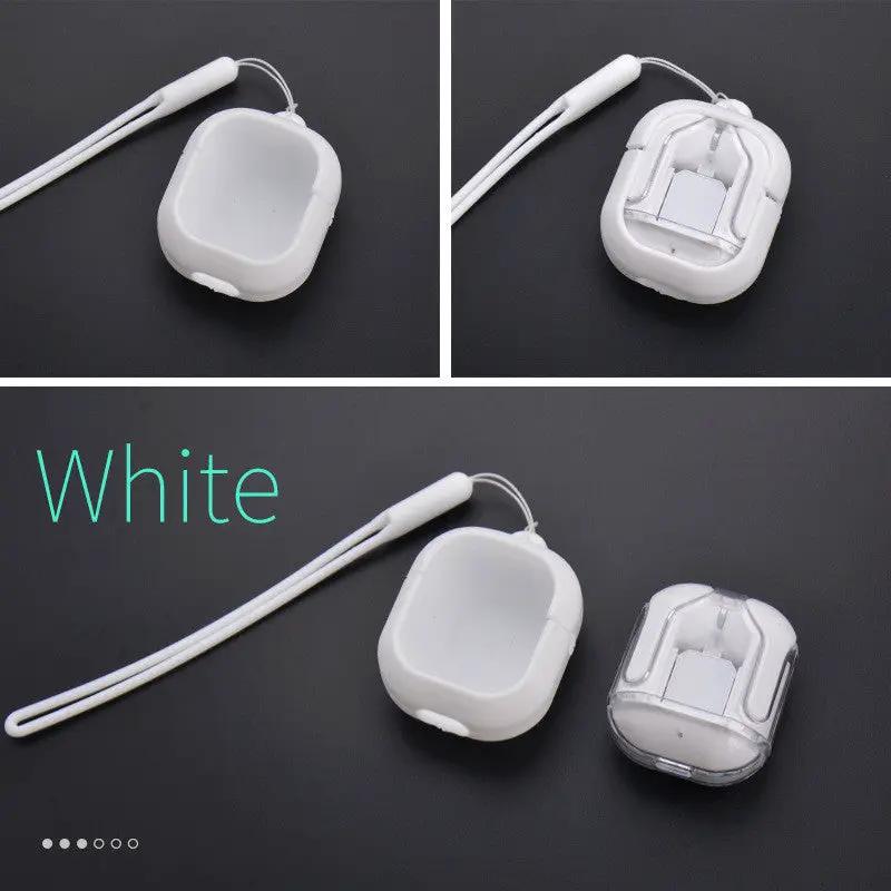 New Mini Transparent Wireless Bluetooth Headset Digital Display ENC Noise Reduction True Wireless Sports Music by Dropshipman