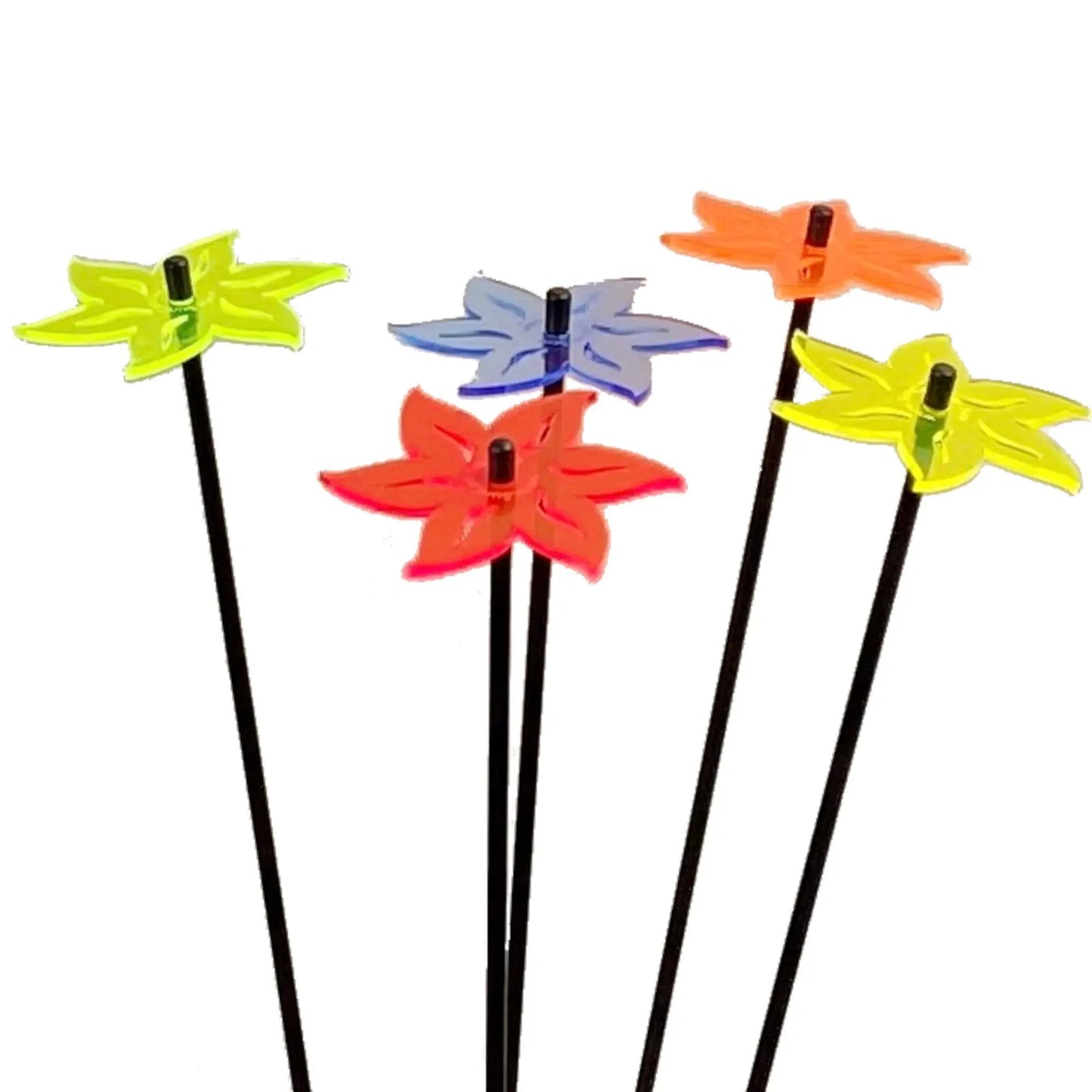 Medium Garden Décor Ornaments Set of 5 'Lotus' by Sun Catcher Garden Decor