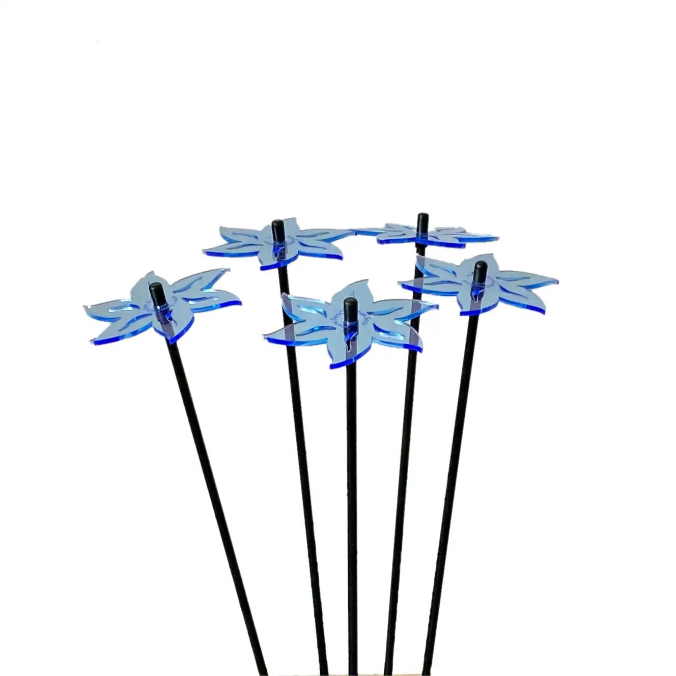 Medium Garden Décor Ornaments Set of 5 'Lotus' by Sun Catcher Garden Decor