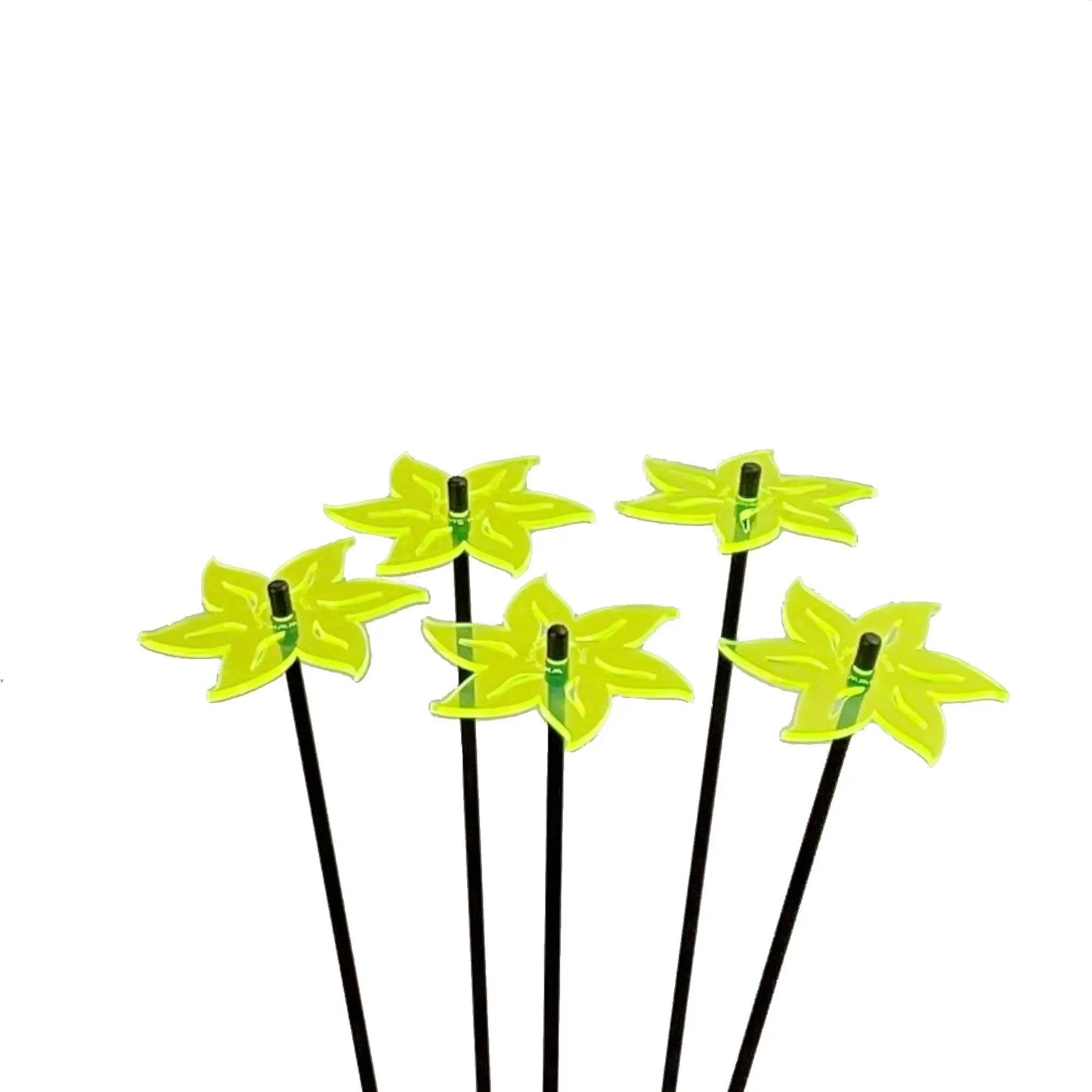 Medium Garden Décor Ornaments Set of 5 'Lotus' by Sun Catcher Garden Decor