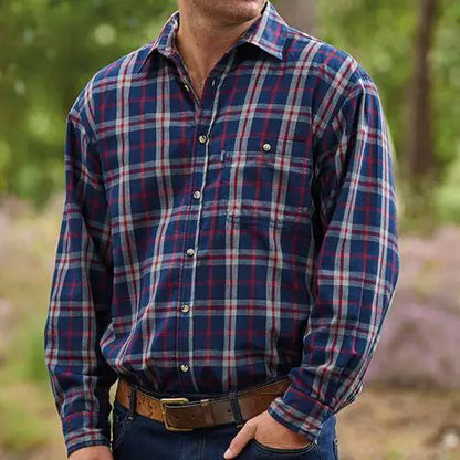 Mens Champion Country Fleece Lined Check Shirt by Champion