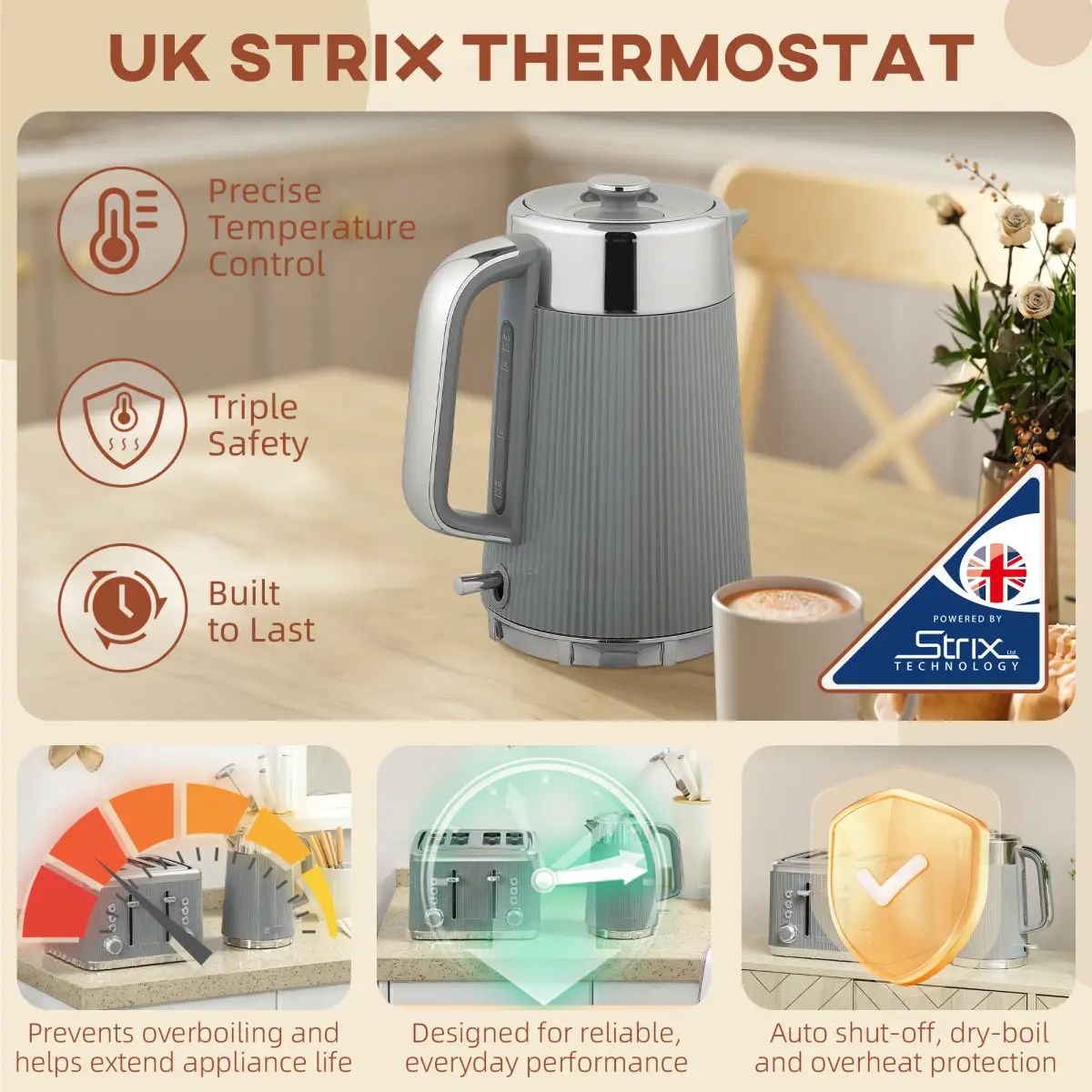 Kettle and Toaster Set by N/A