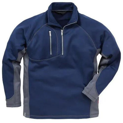 Mens Half Zip Sweatshirt Water Repellent Jumper by Ek Wholesale