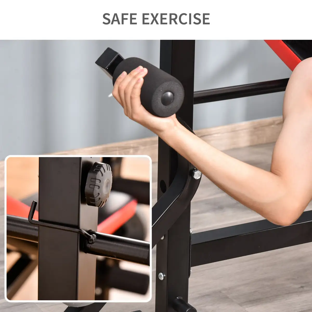 Multi-Function Adjustable Weight Training Bench Gym Fitness Lifting HOMCOM by Unbranded